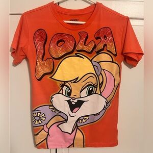 Looney Tunes Lola bunny girl’s short sleeve t-shirt size 10/12